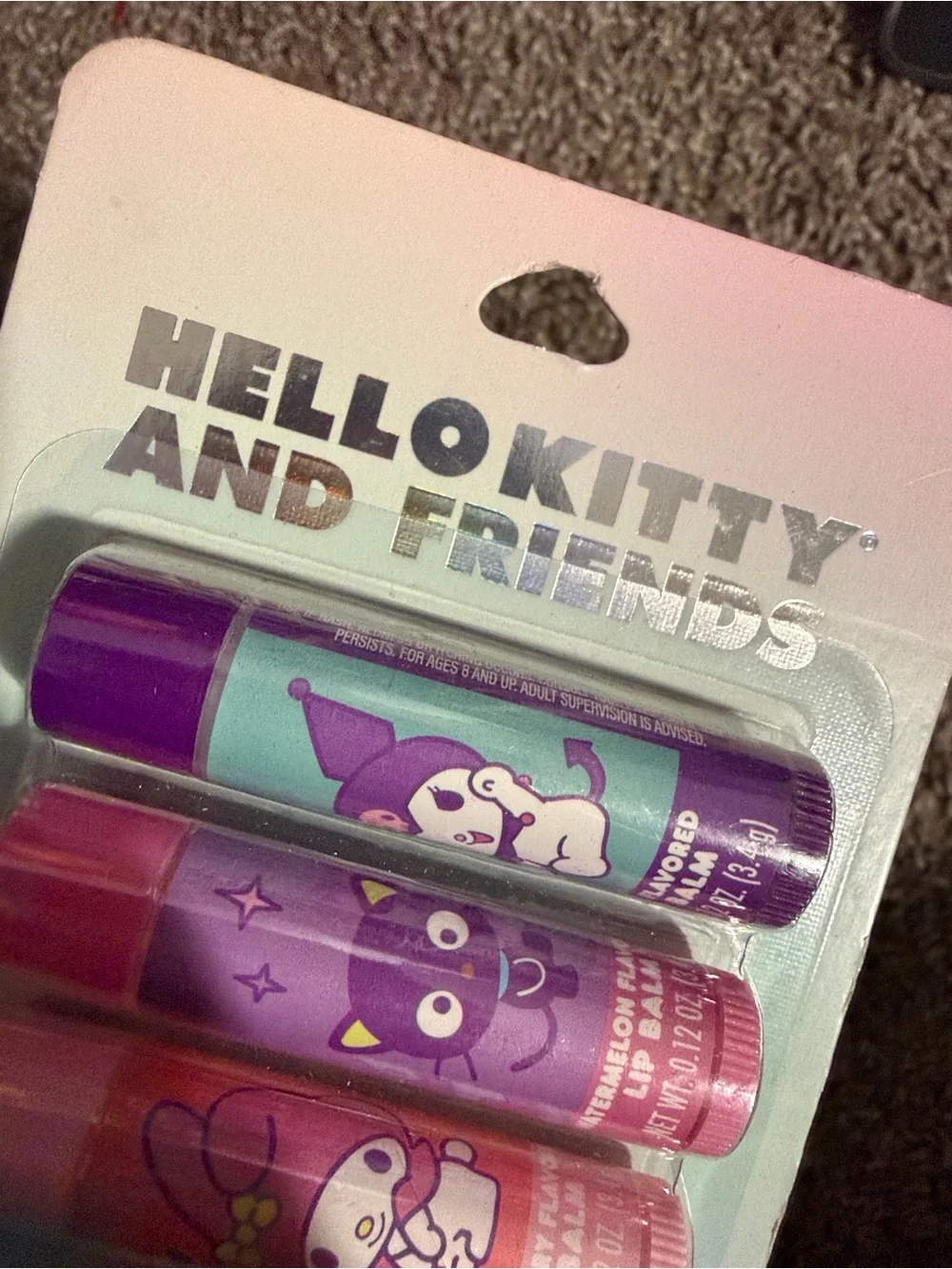 Hello Kitty and Friends 8-Pack Flavored Lip Balms - Multi Color